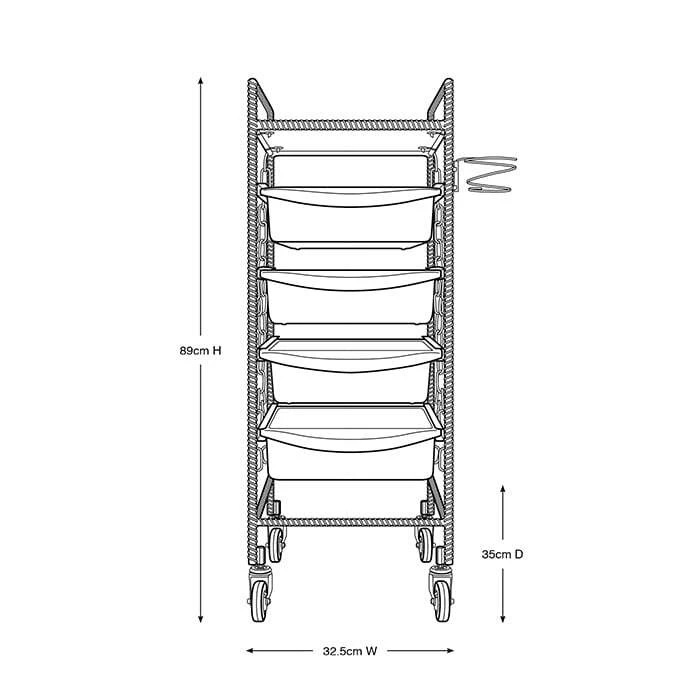 Barber Culture Chiswick Barber Trolley - Image 4