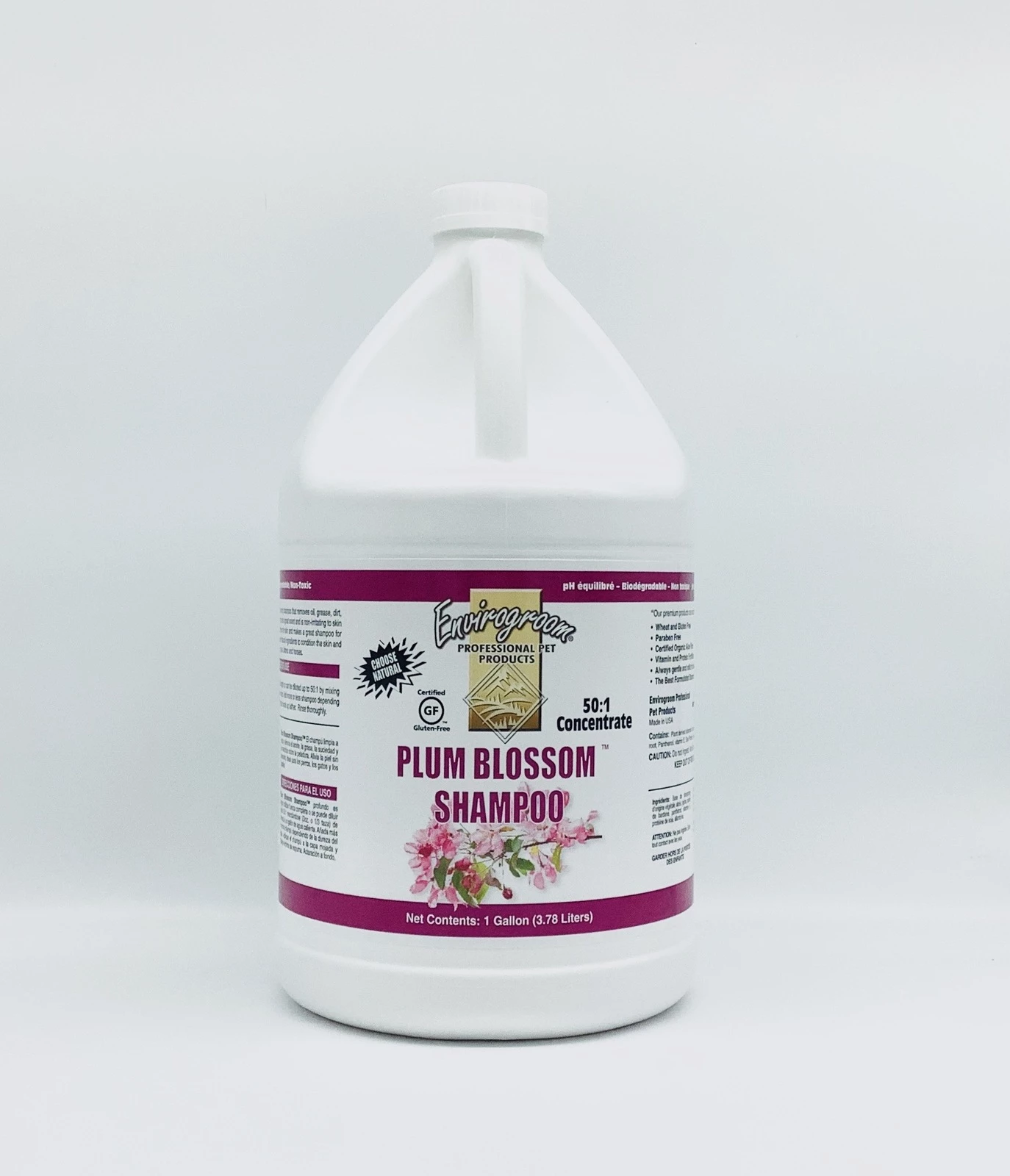 Envirogroom Plum Blossom Shampoo 50:1 Concentrate 1 Gallon