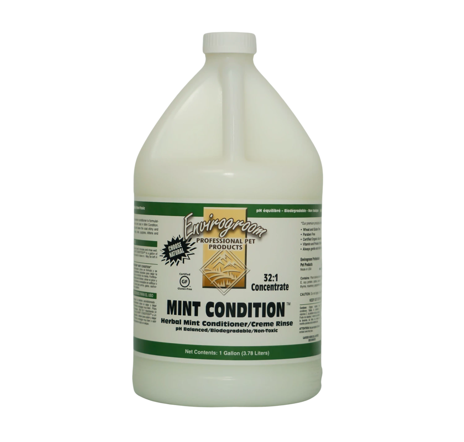 Envirogroom Mint Creme Rinse Conditioner 1 Gallon