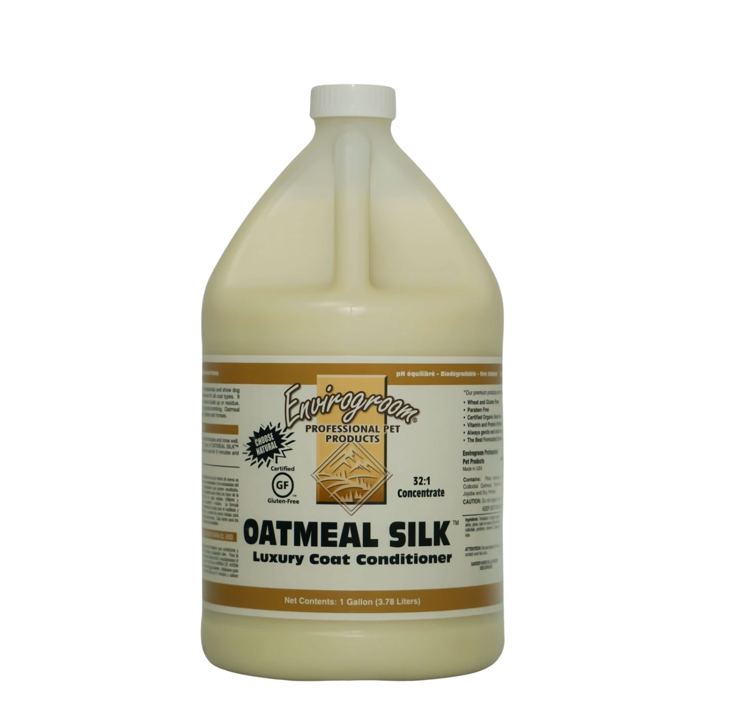 Envirogroom Oatmeal Silk Luxury Coat Conditioner 1 Gallon