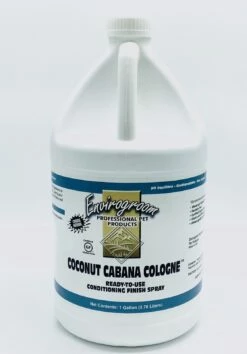 Envirogroom Coconut Cabana Cologne RTU Conditioning Finish Spray 1 Gallon