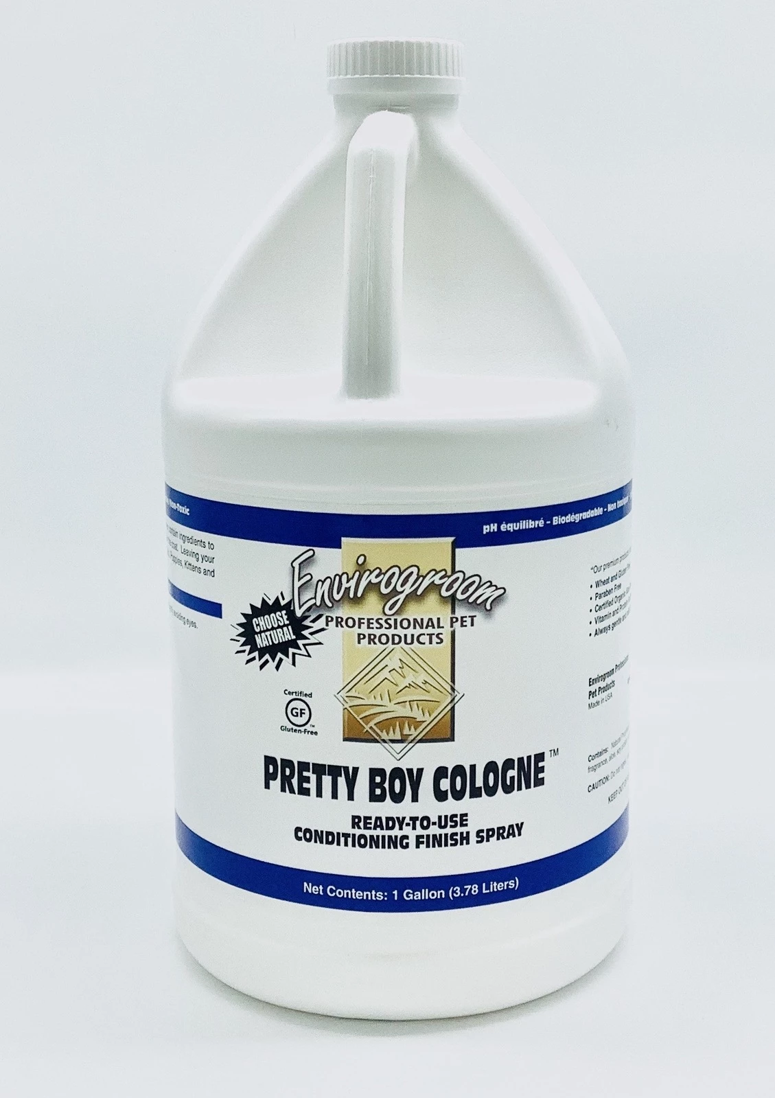 Envirogroom Pretty Boy Cologne RTU Conditioning Finish Spray 1 Gallon