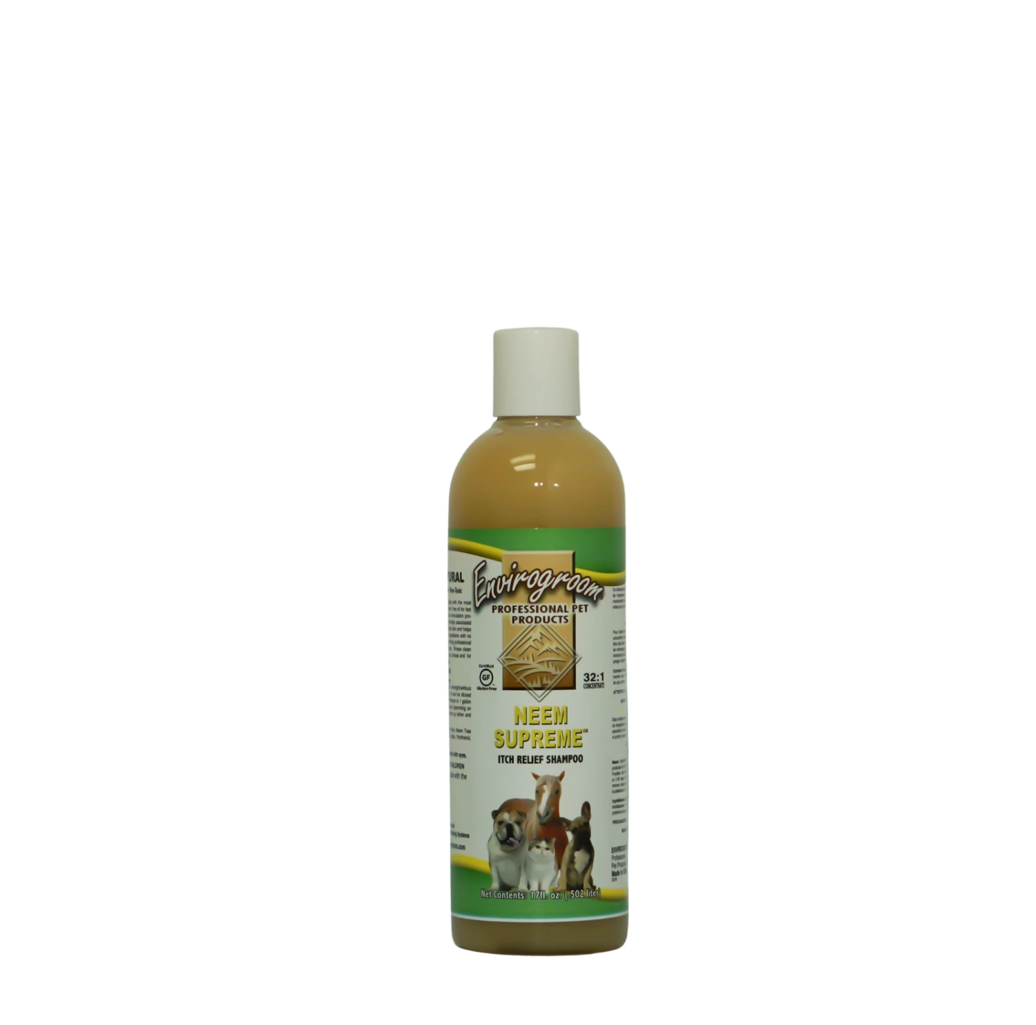 Envirogroom Neem Supreme Itch Relief Pesticide Alternative Shampoo 17oz