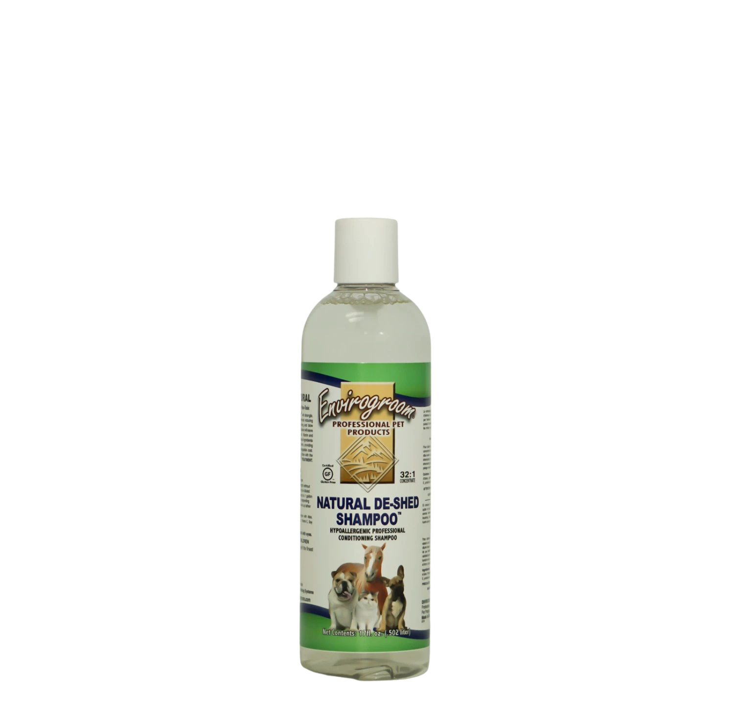 Envirogroom Natural De-Shed Conditioning Shampoo 17oz