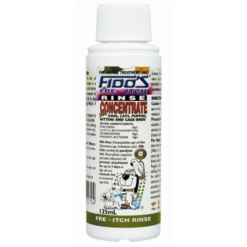 Fido's Rinse Concentrate For Flea & Tick Control 125ml