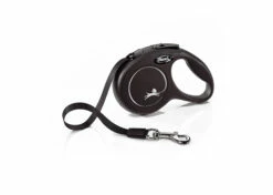 Flexi Classic Tape For Dogs Retractable Lead Black XSmall 3m