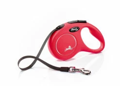 Flexi Classic Tape For Dogs Retractable Lead Red Large 5m