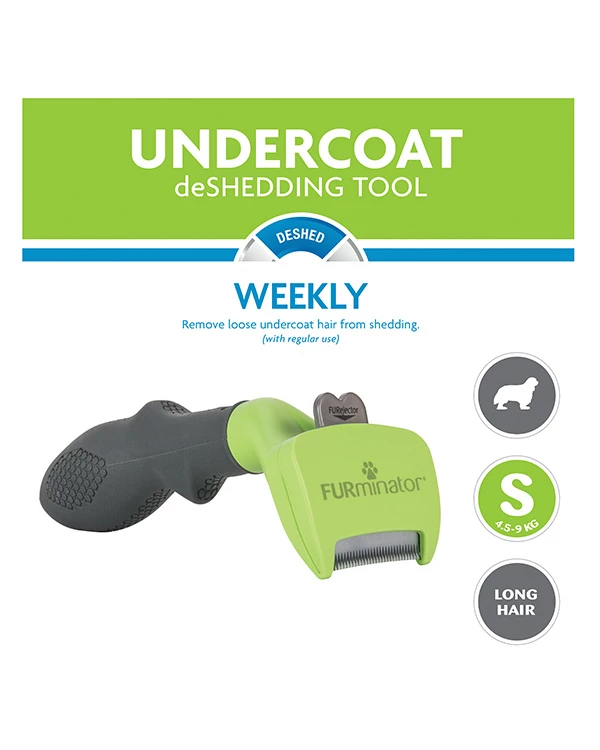 Furminator Undercoat DeShedding Tool - Small Dog Long Hair - Image 2