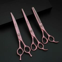 Groomtech Flamingos Grooming Scissors Kit, Set Of 3