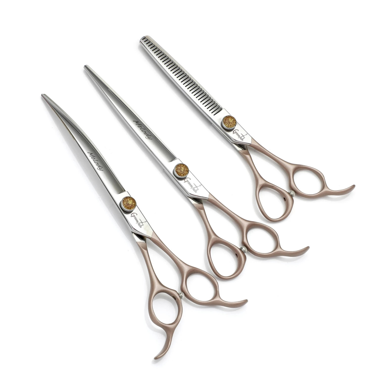 Groomtech Melody Grooming Scissors Kit, Set Of 3 - Image 2