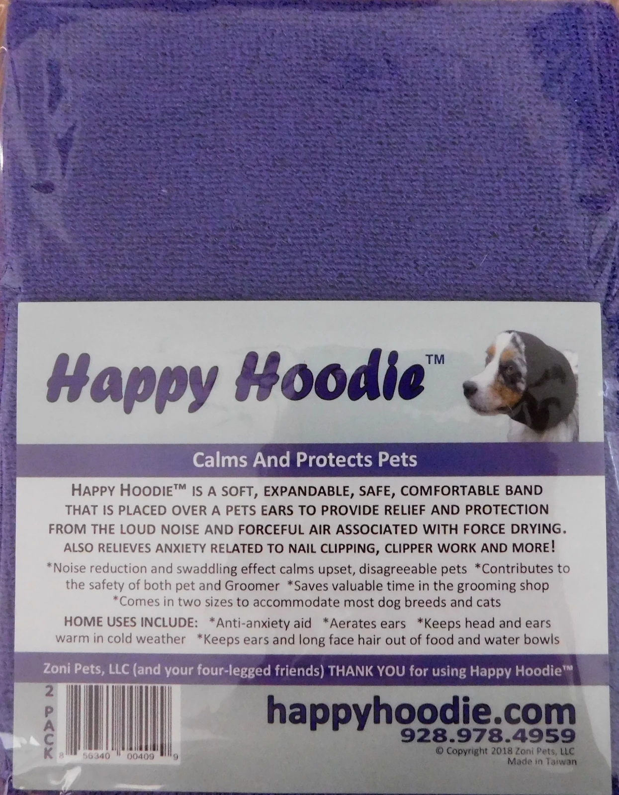 Happy Hoodie Purple, Pack Of 2 - Image 4
