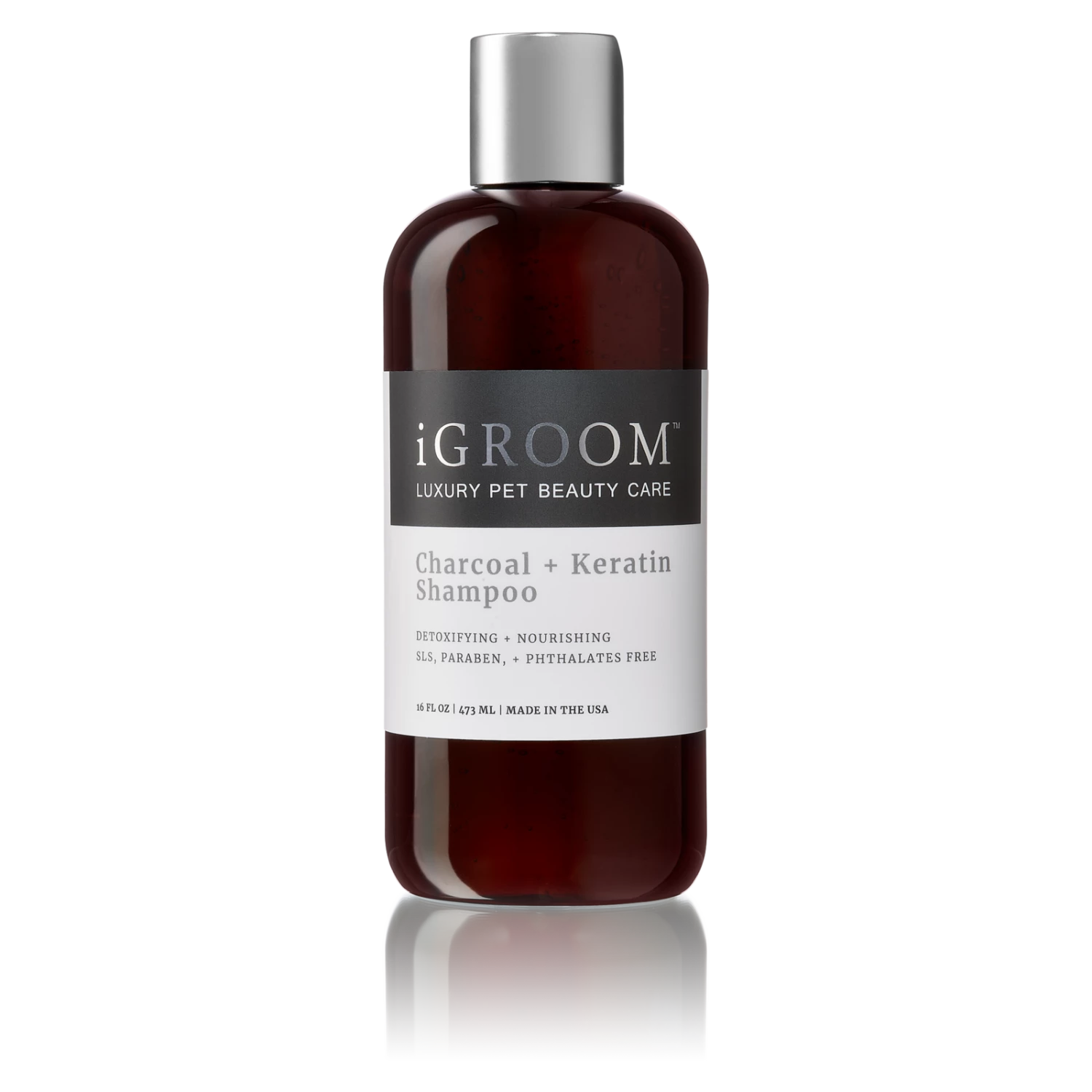 IGroom Charcoal + Keratin Shampoo 16oz (473ml)
