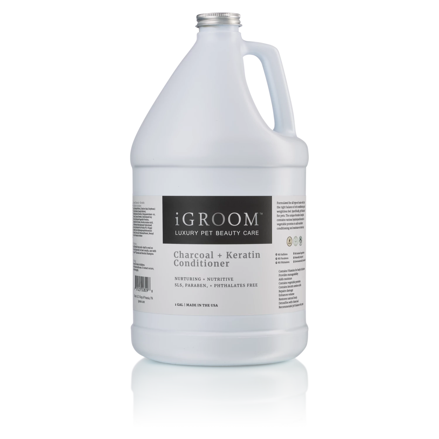 IGroom Charcoal + Keratin Conditioner 1 Gallon (3.8L)