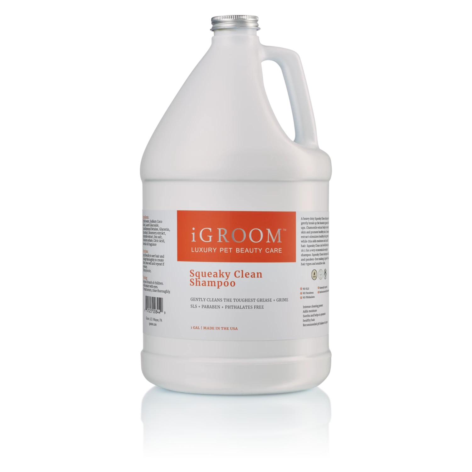 IGroom Squeaky Clean Shampoo 1 Gallon (3.8L)
