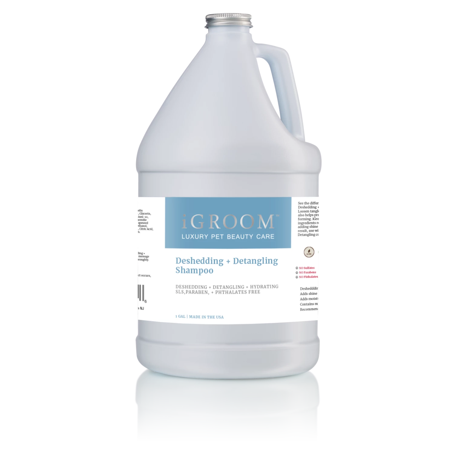 IGroom Deshedding + Detangling Shampoo 1 Gallon (3.8L)