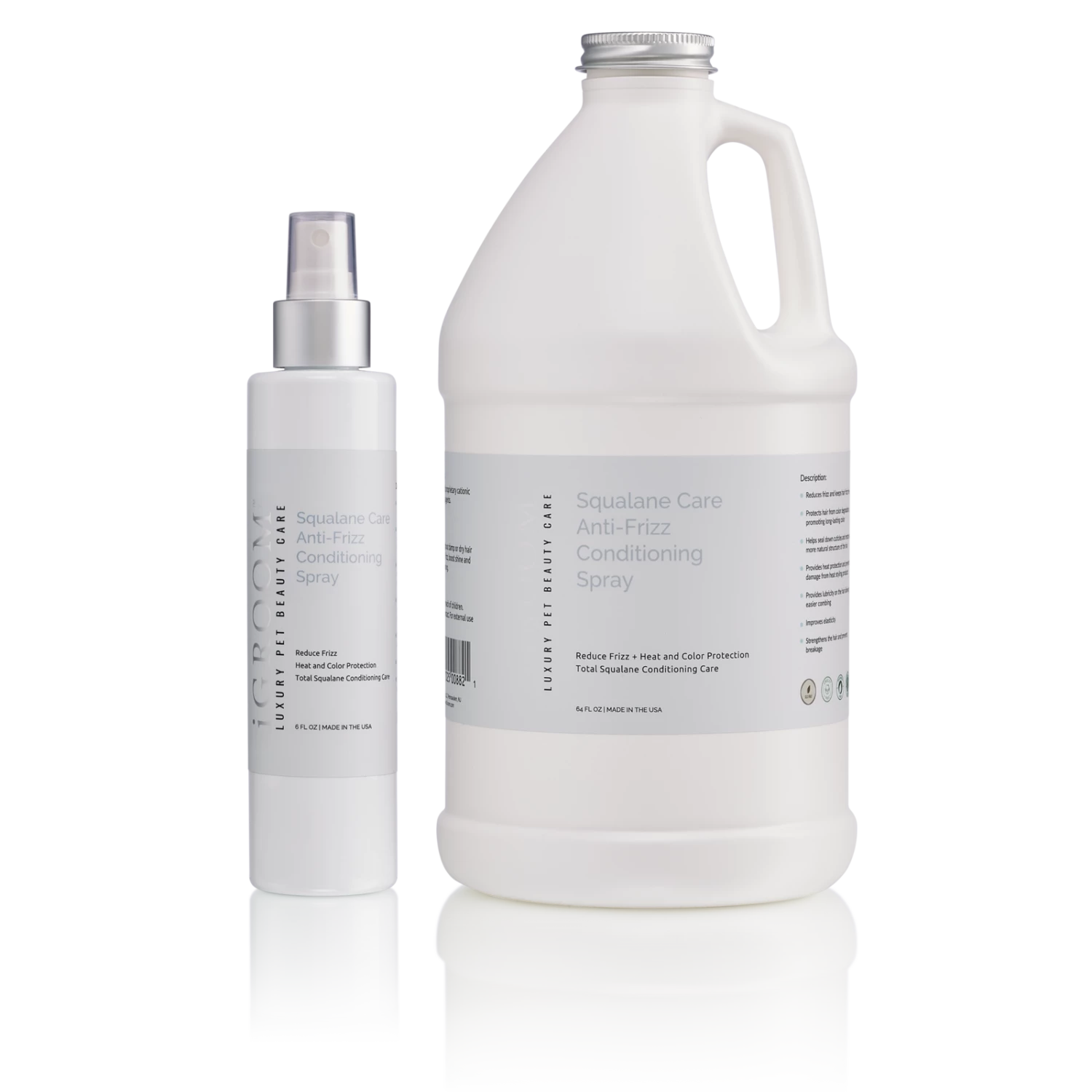 IGroom Squalane Anti-Frizz Conditioning Spray 6oz - Image 2