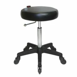 Joiken Black Turbo Gas Lift Stool Click’n Clean Wheels