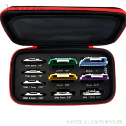 Joyzze 6 Wide Blade + 4 Wide Comb With Stoage Case - Red