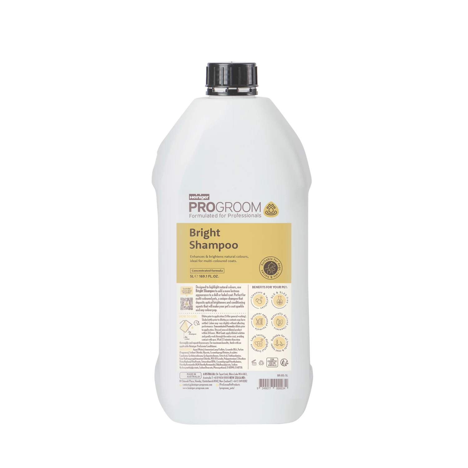 Progroom Brightening Shampoo 5L