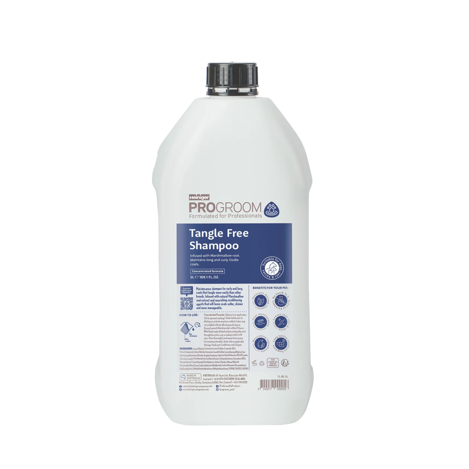 Progroom Tangle Free Shampoo 5L