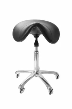 Ergonomic Saddle Stool With Planetary Casters