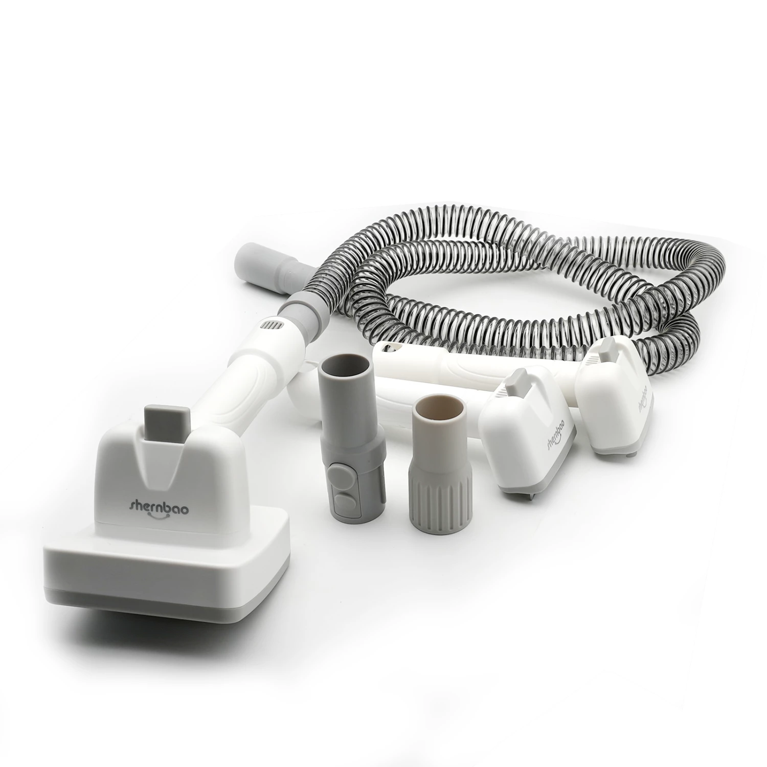 Shernbao Self-Cleaning Pet Brush Kit For Vacuum Cleaners