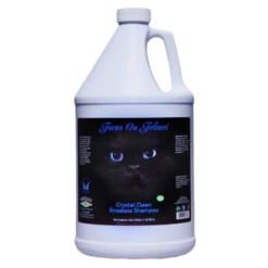 Focus On Felines® Crystal Clean Rinseless Shampoo For Cats Gallon (3.8L)