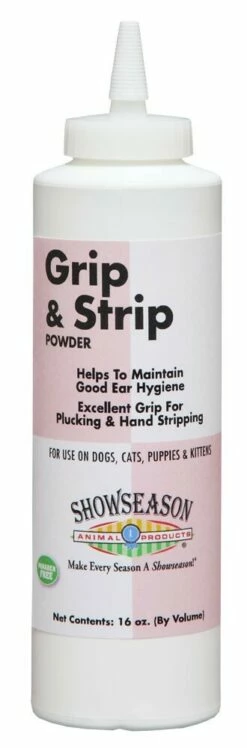 ShowSeason Grip & Strip Pet Ear Powder 16oz