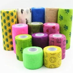 1 Roll Of Elastic Bandage 4.5m Mixed Colour 10cm