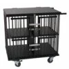 Aeolus 4-Berth Show Trolley With 4" Nylon Wheels - Large [Black]