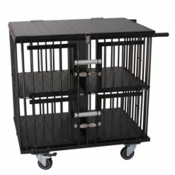 Aeolus 4-Berth Show Trolley With 4" Nylon Wheels - Large [Black]