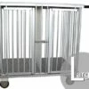 Aeolus 2-Berth Show Trolley With 4" Nylon Wheels - Large [Silver]
