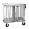 Aeolus 2-Berth Show Trolley With 6" Rubber Wheels - Large [Silver]