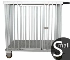 Aeolus 1-Berth Show Trolley With 4" Nylon Wheels - Small [Black]