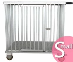 Aeolus 1-Berth Show Trolley With 4" Nylon Wheels - Small [Pink]