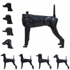 KissGrooming Model Dog 3-in-1 Mannequin Set