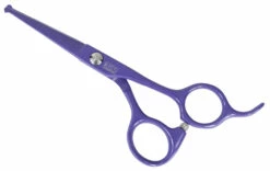 Swan Facial Scissors Round Tip 4.5" [Purple]