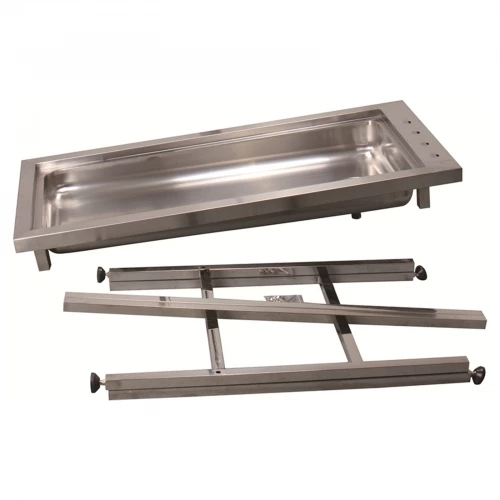 Stainless Steel Dental Preparation Tub Table - Image 2