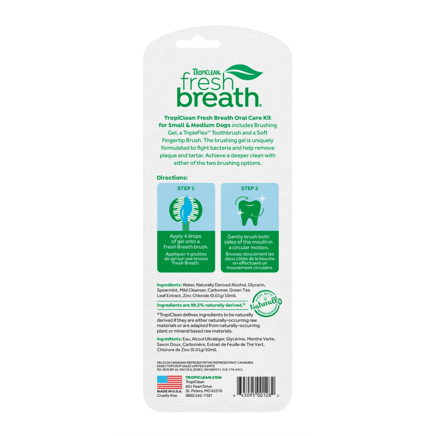 Tropiclean Fresh Breath Oral Kit For Small & Medium Dogs - Image 2