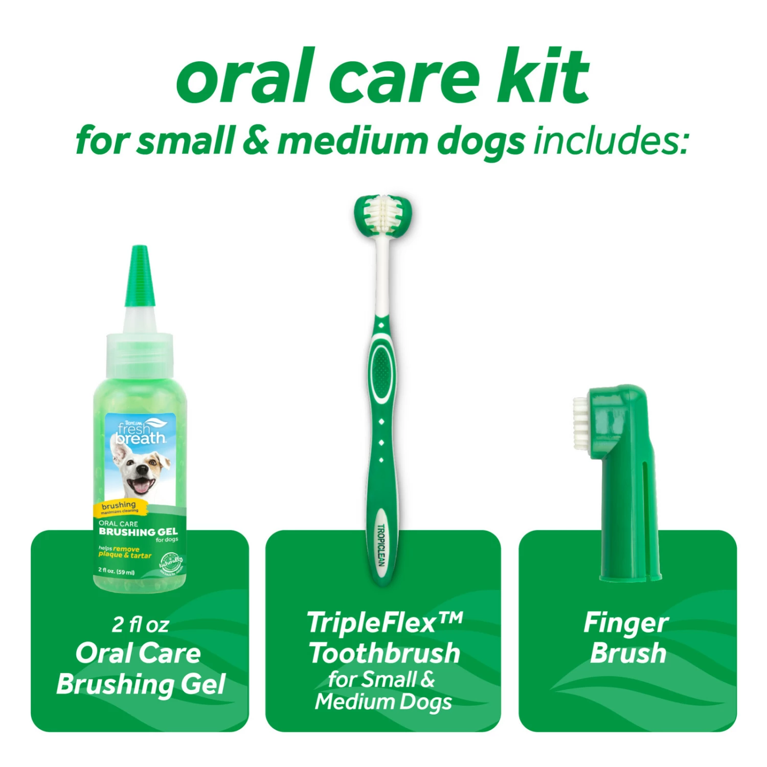 Tropiclean Fresh Breath Oral Kit For Small & Medium Dogs - Image 4