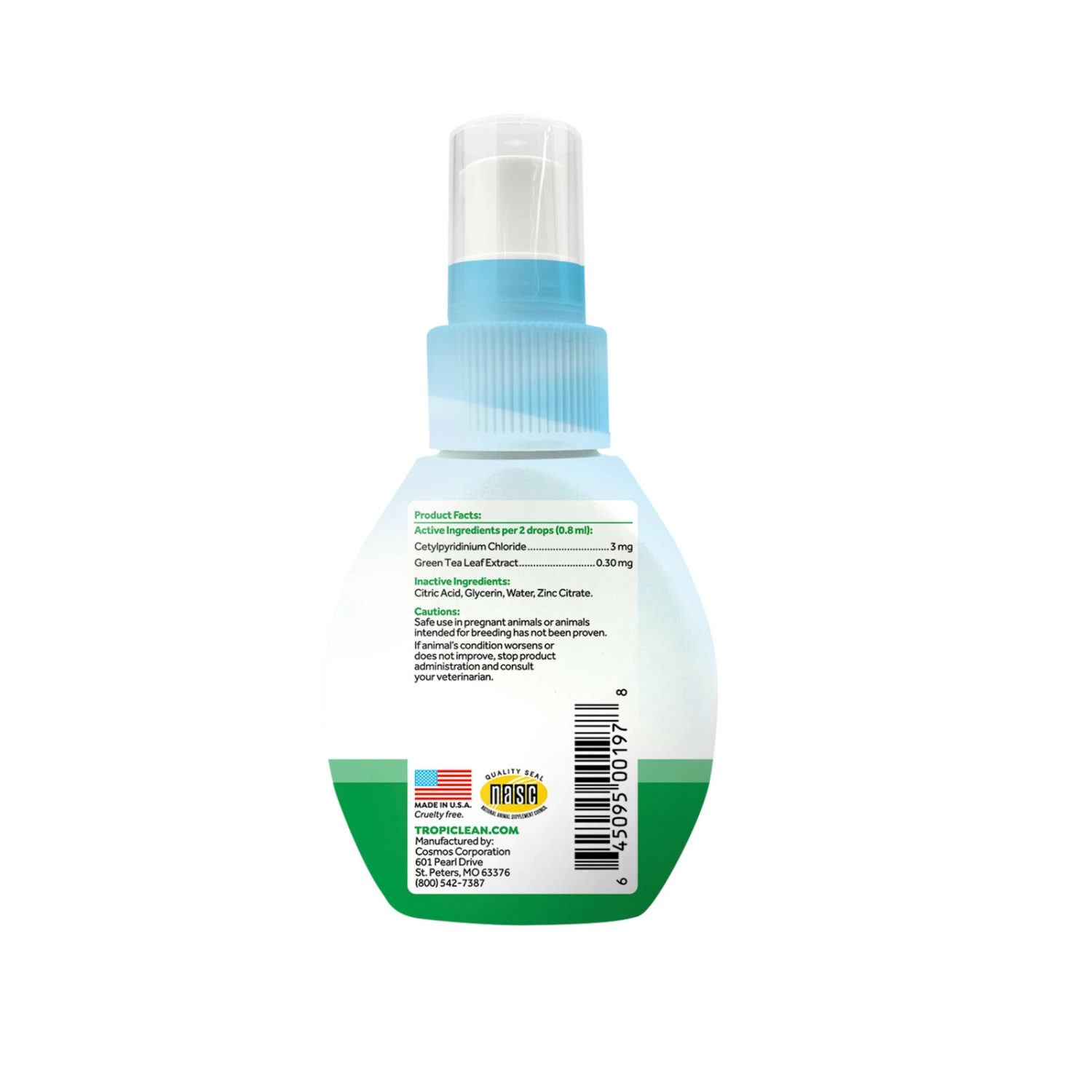 Tropiclean Fresh Breath Drops 52ml - Image 2